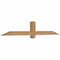 Ekena Millwork Eugene Smooth Timber Gable Bracket, Western Red Cedar, 72"W x 12"H x 3 1/2"D x 3 1/2"F, 4/12 Pitch GBW072X12X0404EUG00SWR - alternate 2